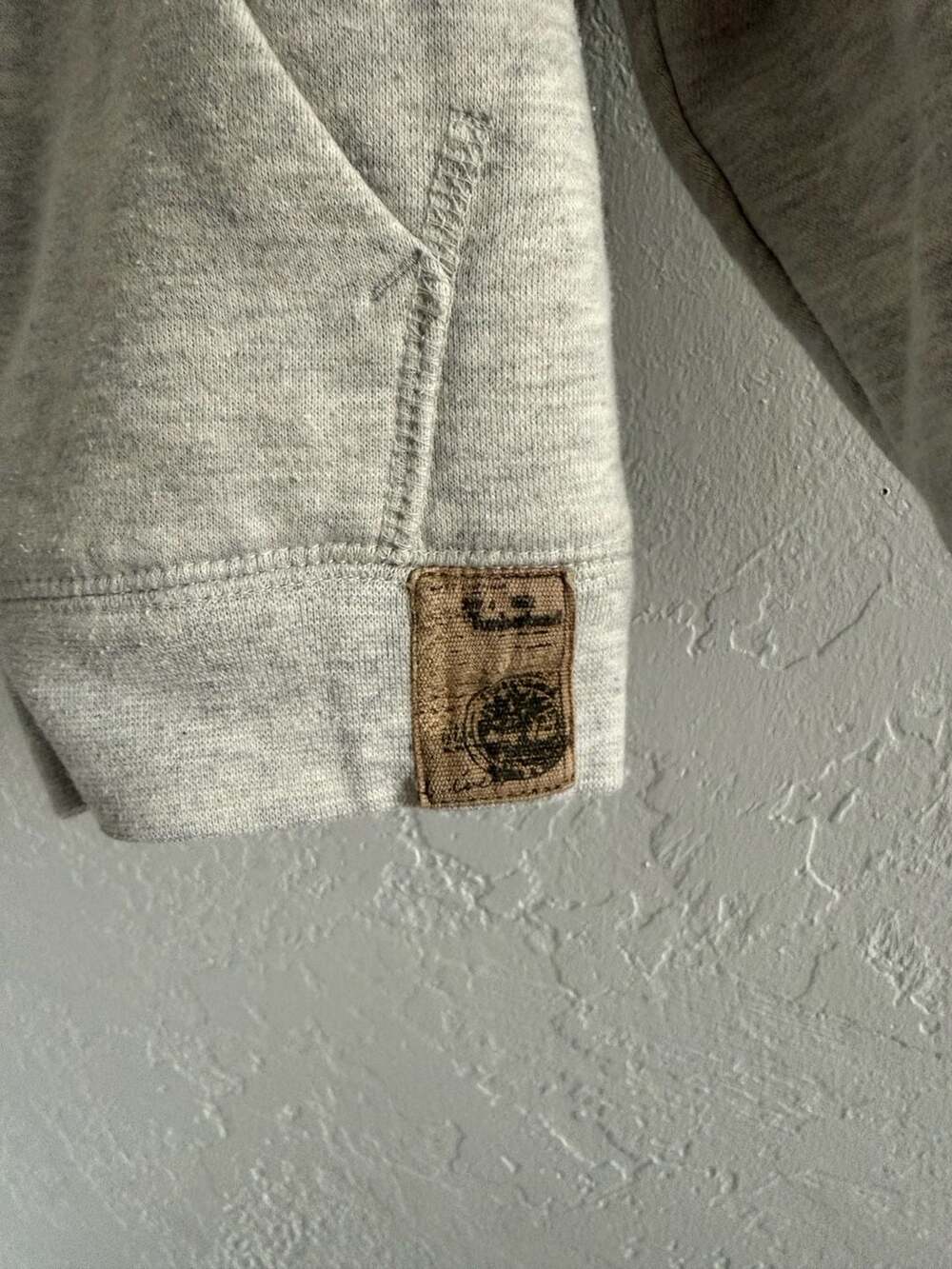 Timberland Sherpa Lined Zip-Up Hoodie Grey Toddler Size 4T - Picture 4 of 4